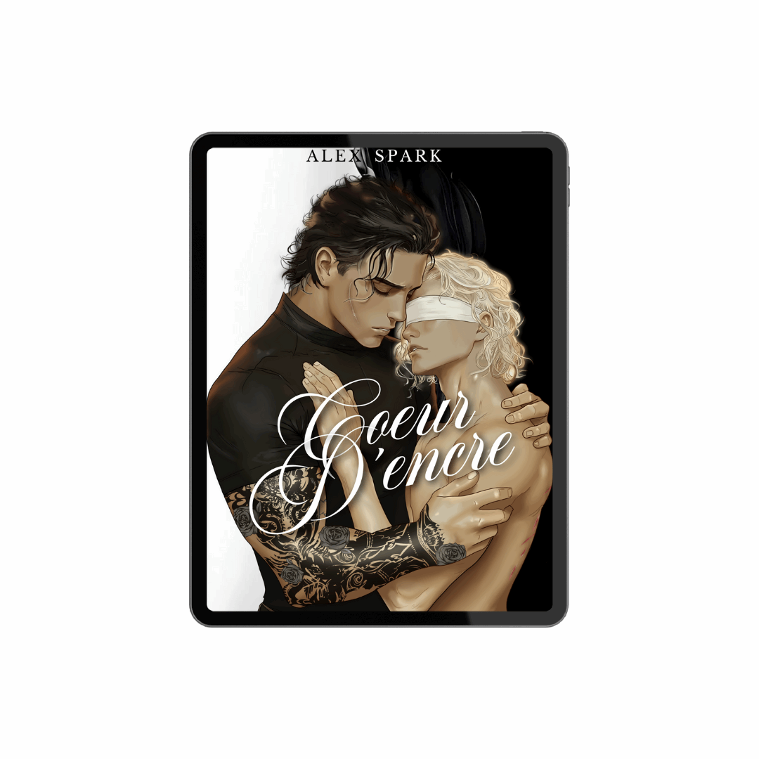 CŒUR D'ENCRE couverture ebook romance gay contemporaine